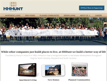 Tablet Screenshot of hhhunt.com